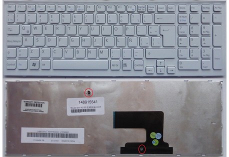 Teclado Sony VPCEE Branco PT-PT