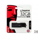 KINGSTON Data Traveler 104 USB Pen (32 GB - USB 2.0 - Black)