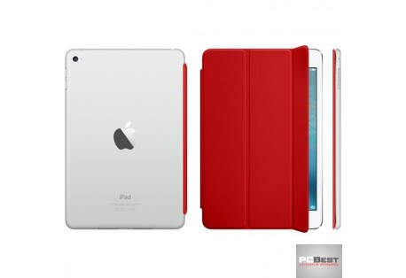 Capa Tablet APPLE Smart Cover poliuretano (iPad Mini) vermelha