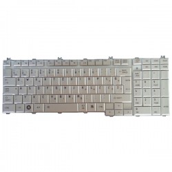 Teclado TOSHIBA Satellite Serie L350 L500 L500D PRATEADO PT-PT (Disponibilidade e preço sob consulta)