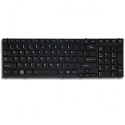 Keyboard TOSHIBA A660 A665 P750 BLACK Glossy EN-EN